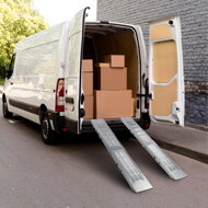 Zložljive dovozne rampe DRIVE, maks. 400kg,  jeklene