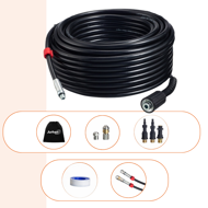 Komplet za čiščenje cevi Premium, 30m, črn