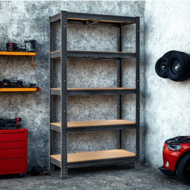 Regal za težke obremenitve HEAVY, maks. 875kg, 90x40x180cm, črn