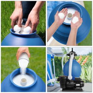 Peščena filtracija za bazen AQUA 15, 900 l/h, modra