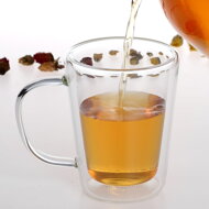 Čajník so sitkom TEA 1,2L+4 šálky, priesvitná, strieborná