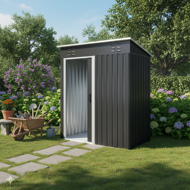 Vrtna lopa za orodje M, 162x86x181 cm, antracitna