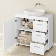 Omarica pod umivalnikom IVY, 30x70x64 cm, bela 