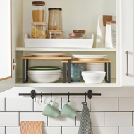 Komplet bambusovih organizatorjev CEZAR, 2 kosa, rjava/črna