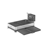 Izvlečni odcejalnik za posodo JAMIE, 40x25–44x21,6cm, siv/srebrn