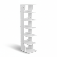 Stojalo za čevlje CINDY, 6 nivojev, 30x26,4x110,4 cm, belo