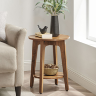 Klubska mizica NORDIC, 40×50cm, rjava