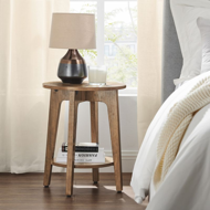 Klubska mizica NORDIC, 40×50cm, rjava