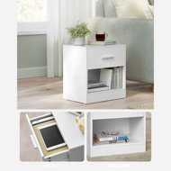 Nočna omarica COSTA, 28x39x41cm, bela