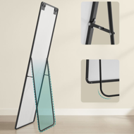 Pravokotno ogledalo NOIR, 160x50cm, črno