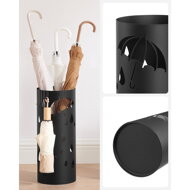 Kovinski stalak za dežnike ANABEL, 17×41cm, črna