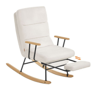 Gugalni stol ROCKY, 97x67x100cm, krem