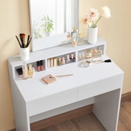 Toaletna mizica VANESA, 80x40x140cm, bela