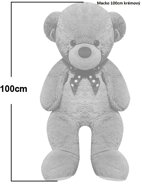 Veliki plišasti medved BENY, 100cm, krem