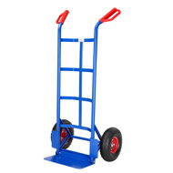 Zložljiv transportni voziček CART z napihljivimi pnevmatikami, maks. 200kg, moder