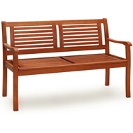 Vrtna klop MANUELA, 120x60x90cm, naravno rjava