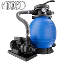 Piesková filtrácia k bazénu AQUA, 10200 l/h, modrá