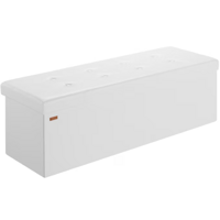 Tabure s shranjevalnim prostorom BELLA, 115x38x38cm, bela