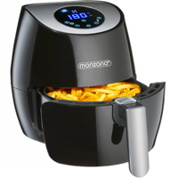 Cvrtnik na vroč zrak FRY, 1500 W, 3,6 l, črn