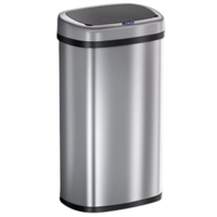 Senzorski koš za odpadke DEUS, 58 litrov, srebrna
