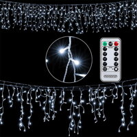 Božična svetlobna veriga LED CENCELJI, 10m, hladno bela