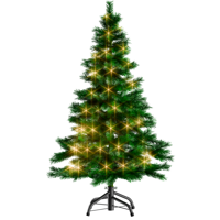 Umetno božično drevo RUDOLPH s lučkami, 150cm, zeleno