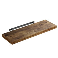 Stenska polica FIGO + konzola, 70cm, temni hrast
