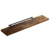 Stenska polica FIGO + konzola, 110cm, temni hrast