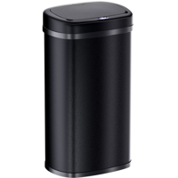 Senzorski koš za odpadke DEUS, 58 litrov, črn