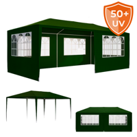 Paviljon za zabave NEAPOL, 3x6m, zelen