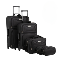 Komplet potovalnih kovčkov TRAVEL, 5-delni, črn