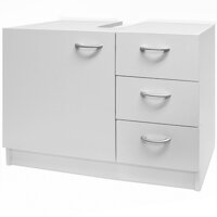 Omarica pod umivalnik s 3 predali SILKE, 63x30x54cm, bela