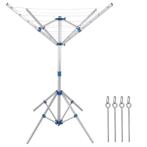 Aluminijasto stojalo za sušenje perila FALCO, 103×168cm, srebrno