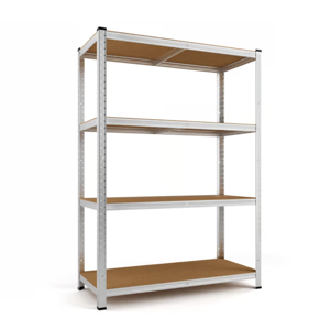 Polica z visoko nosilnostjo HEAVY, max. 700 kg, 160x90x40 cm, srebrna