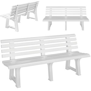 Vrtna klop ORCHIDEA, 145x49x74cm, bela