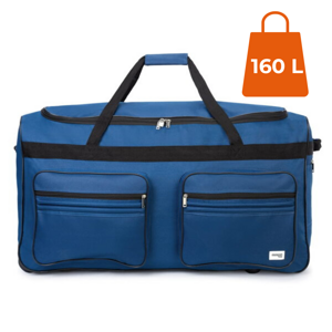 Potovalna torba na kolesih JOY 160l, modra
