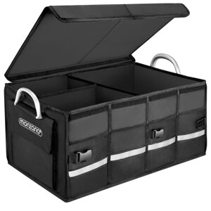 Organizator za prtljažnik avtomobila LEROY, 63l, 60x35x30cm, črna