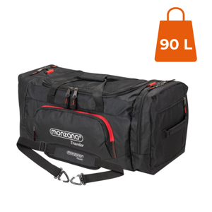 Potovalna torba za ramo JERGY, 90l, 65x32x33cm, črna