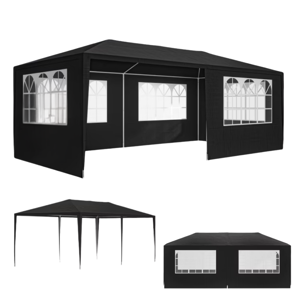 Paviljon za zabave NEAPOL, 3x6m, antracit