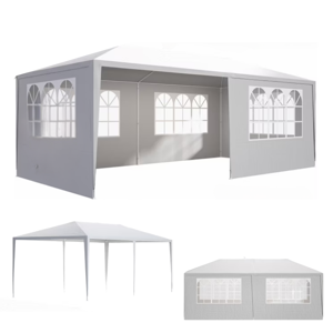 Paviljon za zabave NEAPOL, 3x6m, bel