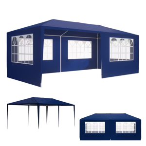 Paviljon za zabave NEAPOL, 3x6m, moder
