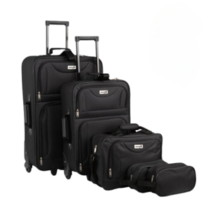 Komplet potovalnih kovčkov TRAVEL, 5-delni, črn