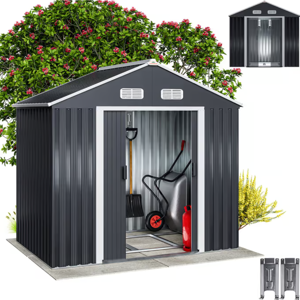 Vrtna lopa za orodje XL, 196x132x188cm, antracitna