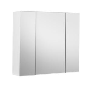 Kopalniška omarica z ogledalom SELENE, 60x15x55cm, bela