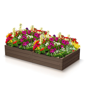 Visoka greda WOODY, 149x75,6x25cm, rjava