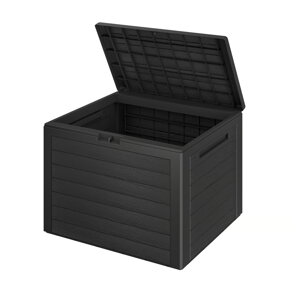 Škatla za shranjevanje WOODEBOX - 190L, 78x44x55cm, antracit