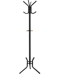 Stoječe obešalo SAMUEL, 49x176cm, črno
