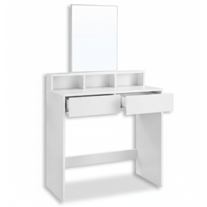 Toaletna mizica VANESA, 80x40x140cm, bela