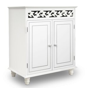 Komoda JERSEY, 76x65x35cm, bela