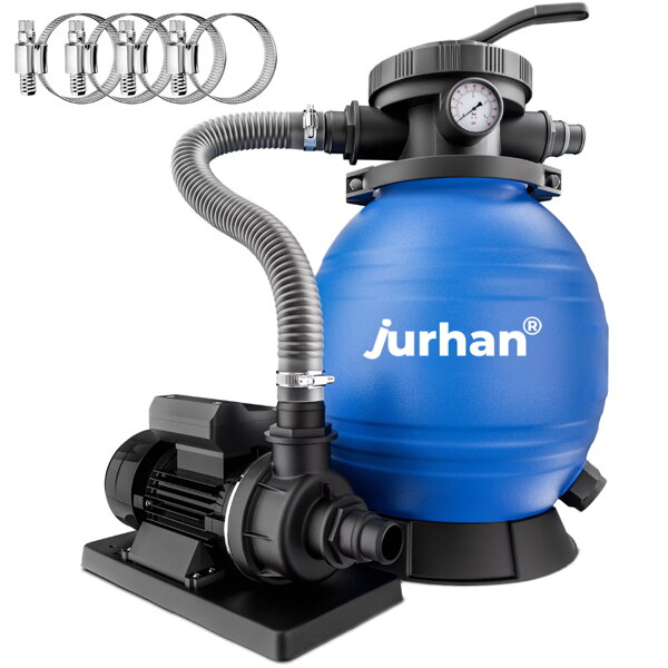 Peščena filtracija za bazen AQUA, 10200 l/h, modra